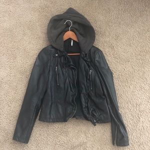 Free People Vegan Leather Jacket